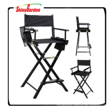 Foldable Wooden Black Director Chair